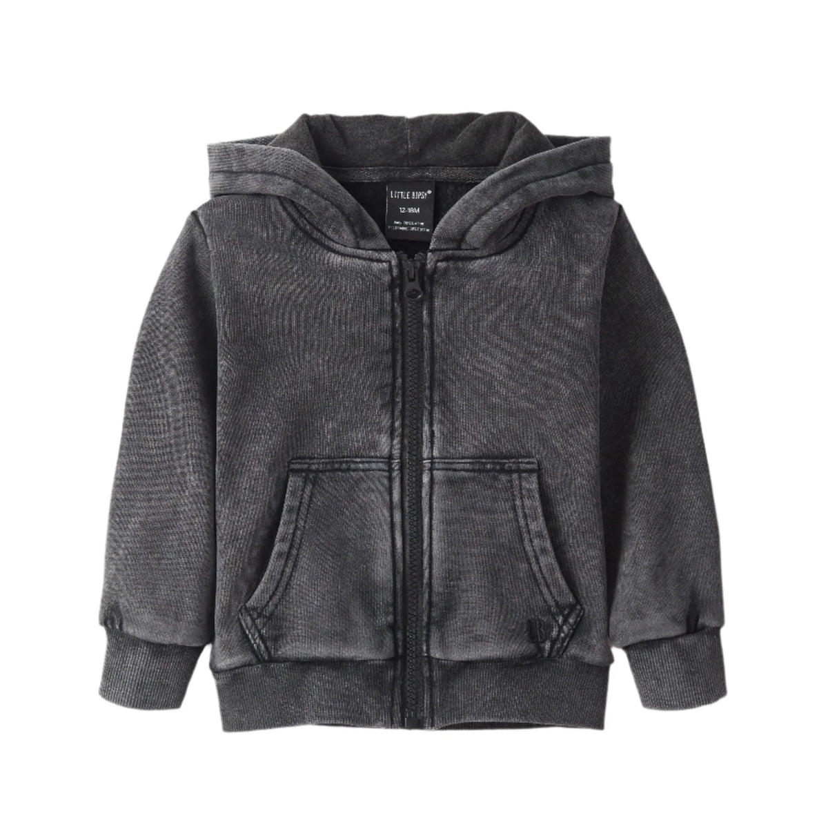 CDL Acid Wash Zip Hoodie Sサイズ Acid Wash Zip Hoodie | Pipsqueaks Boutique