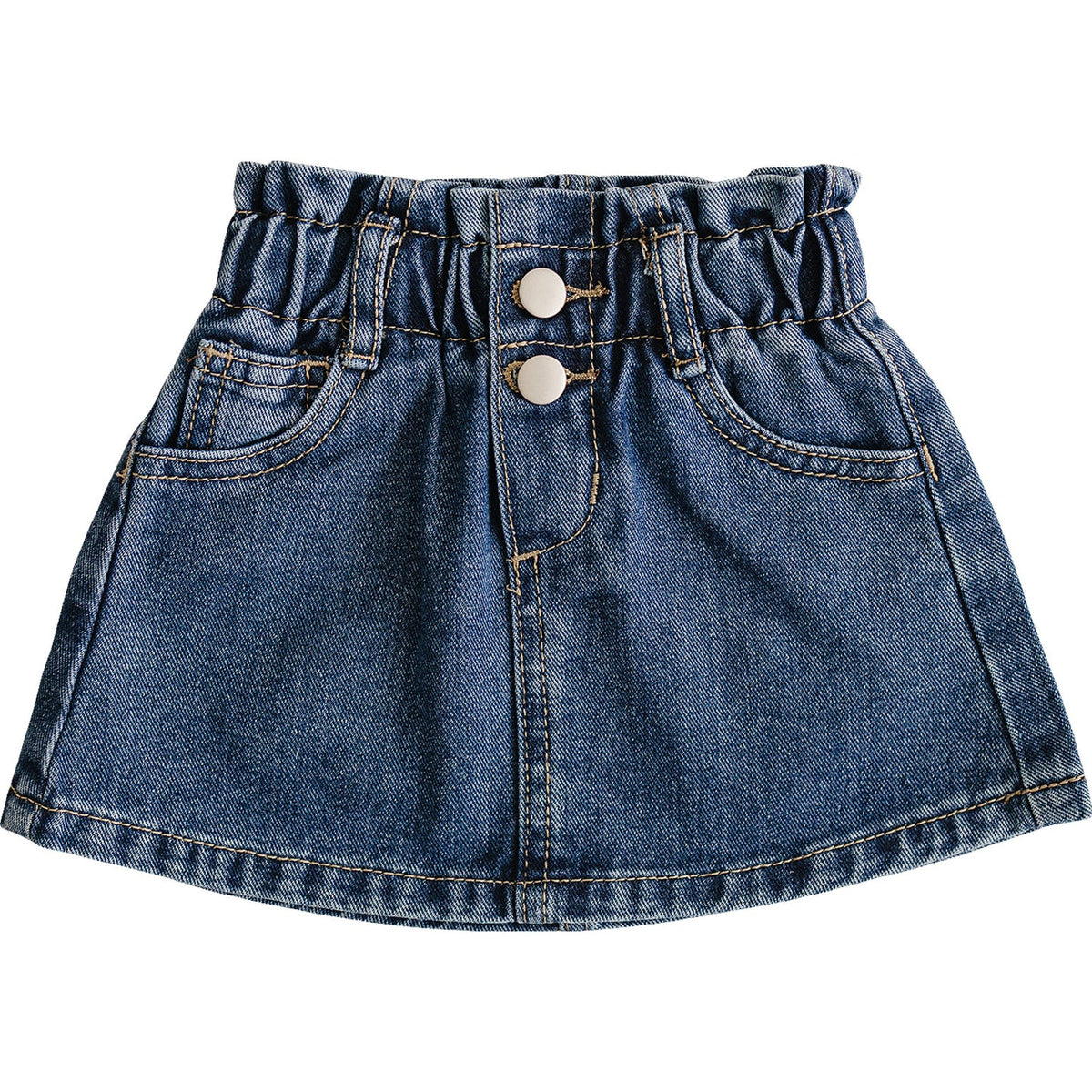 Dark Wash Denim Skirt | Pipsqueaks Boutique