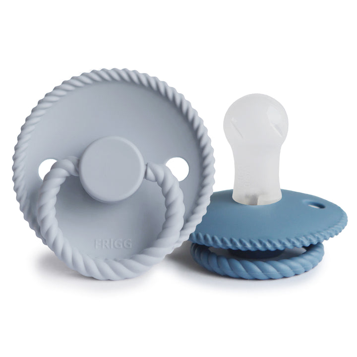 2-Pack Rope Silicone Pacifiers