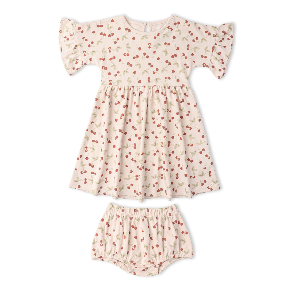 Cherry Dolman Sleeve Dress