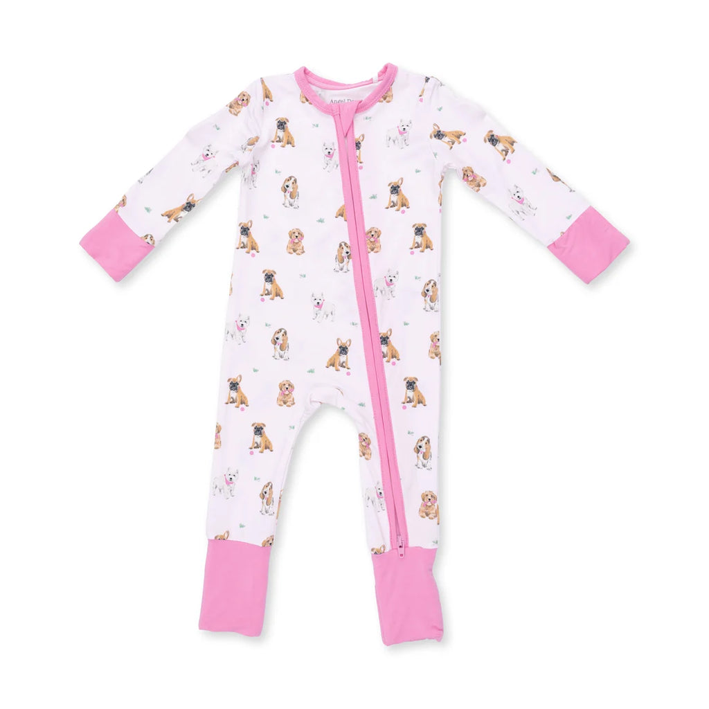 Bestie Dogs Pink Convert. Romper