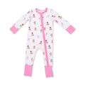 Bestie Dogs Pink Convert. Romper