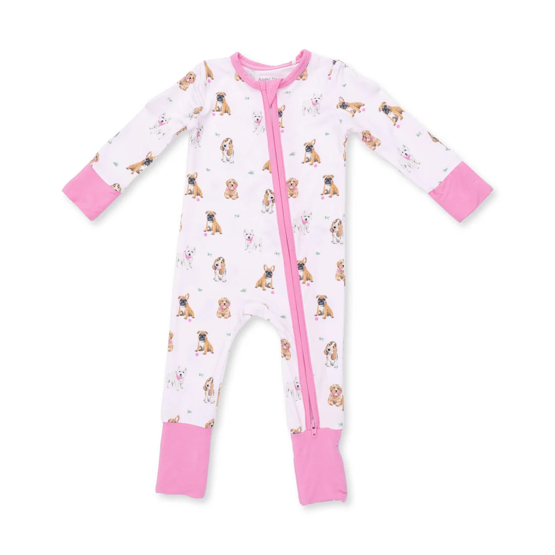 Bestie Dogs Pink Convert. Romper