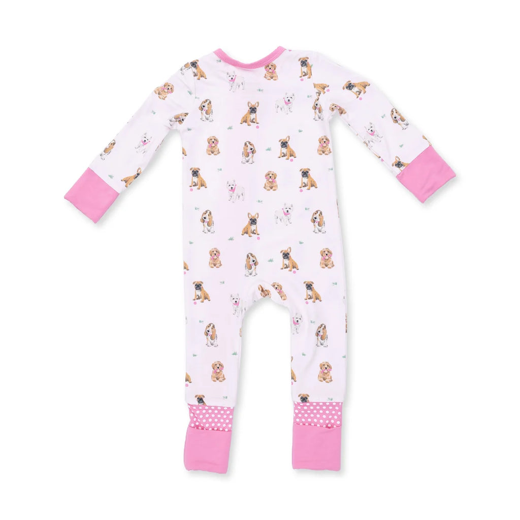 Bestie Dogs Pink Convert. Romper
