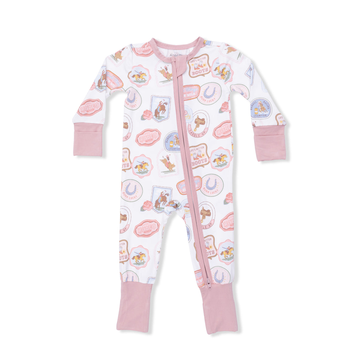 Rodeo Patches Pink Romper