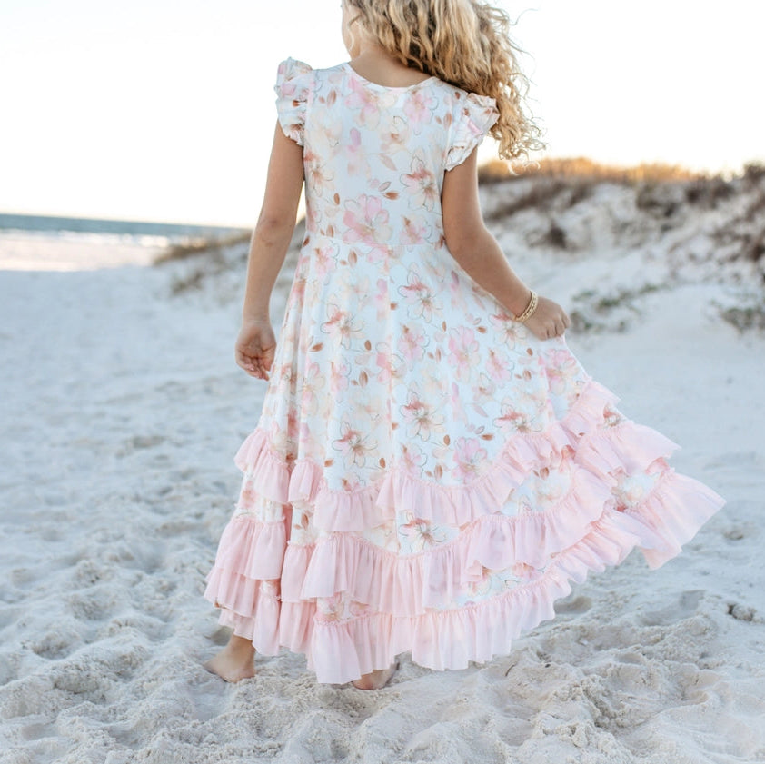 Ruffle Twirl Spring Dress