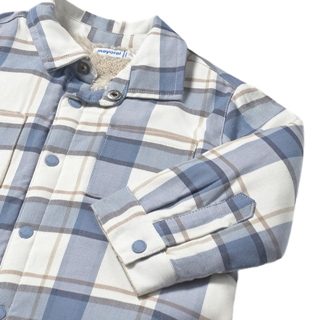 Blue Plaid Overshirt