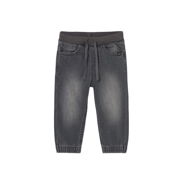 Soft Denim Jogger Pants