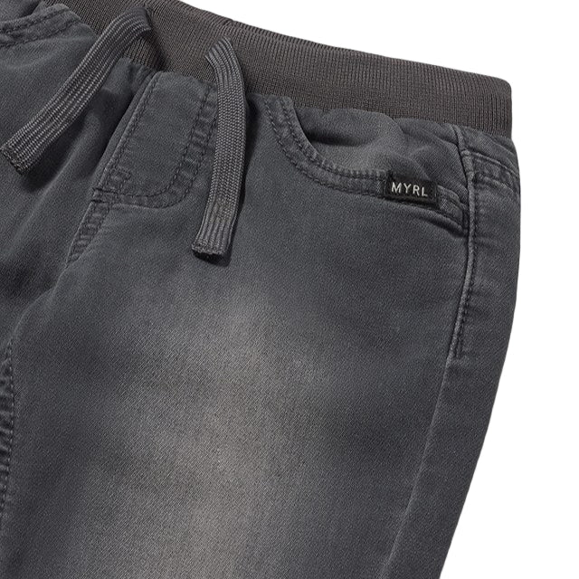 Soft Denim Jogger Pants