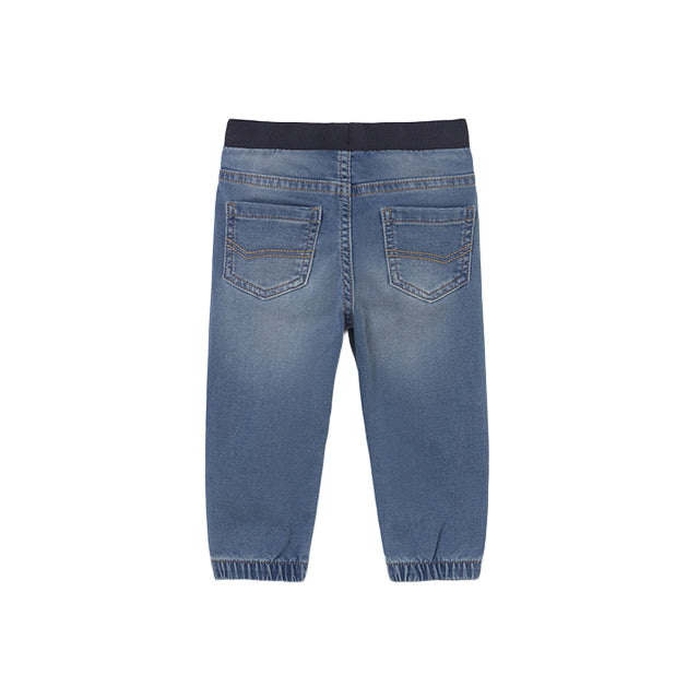 Soft Denim Jogger Pants