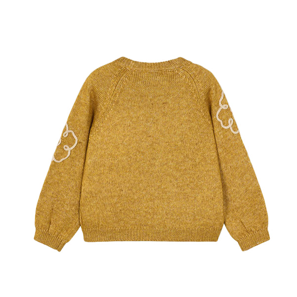 Flower Applique Sweater