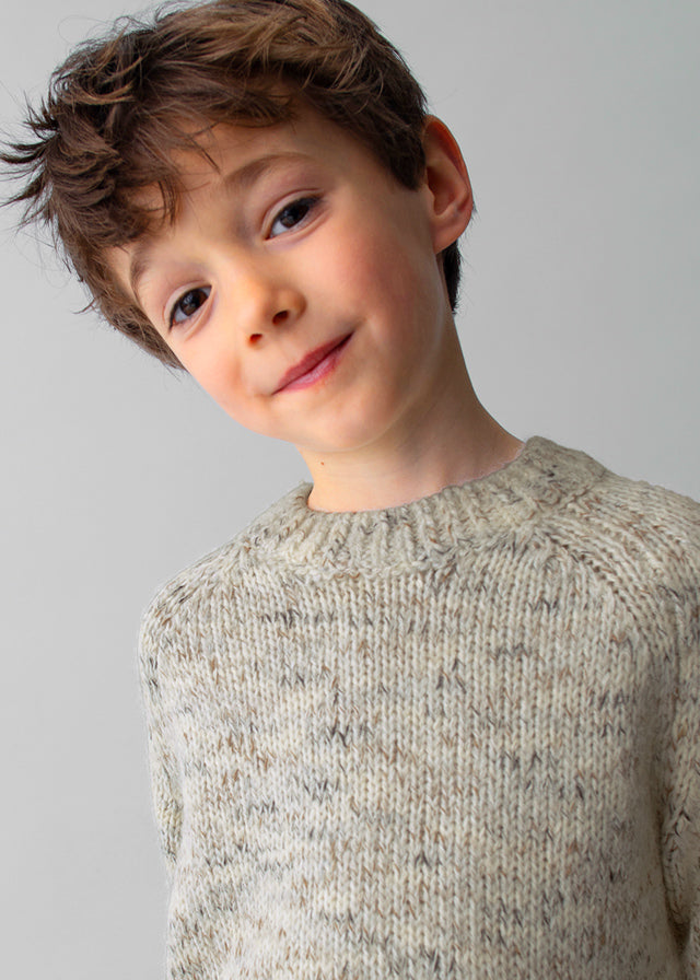 Melange Knit Sweater