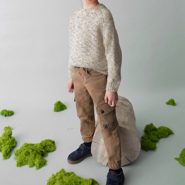 Melange Knit Sweater
