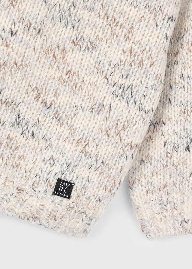 Melange Knit Sweater