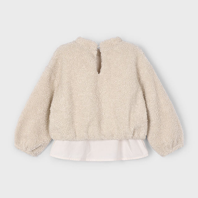 Combo Pullover in Almond