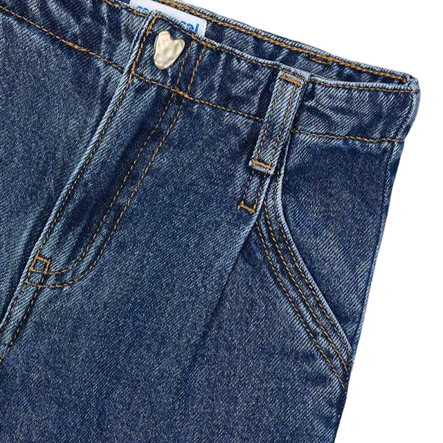 Wide Leg Denim Pants