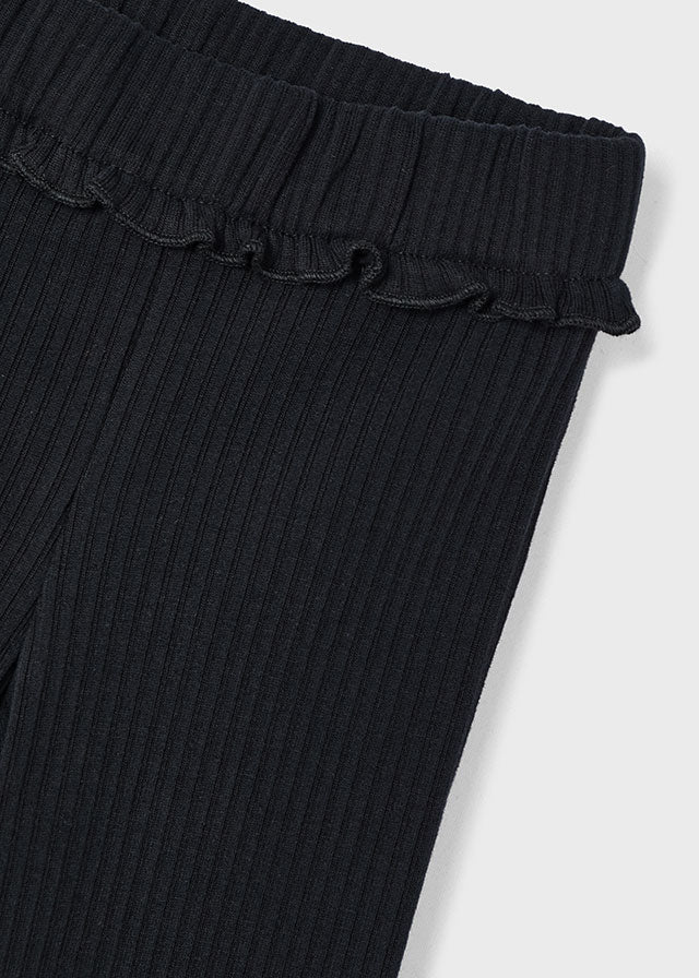Rib Knit Flare Leggings