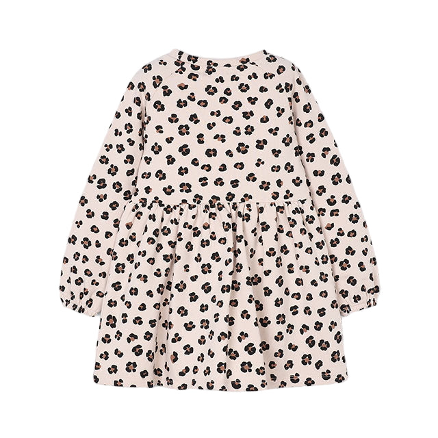 Leopard Fleece Dress