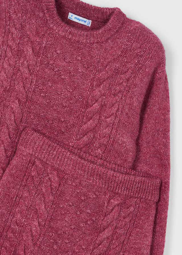 Knit Sweater and Skirt Set