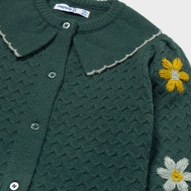 Floral Knit Cardigan