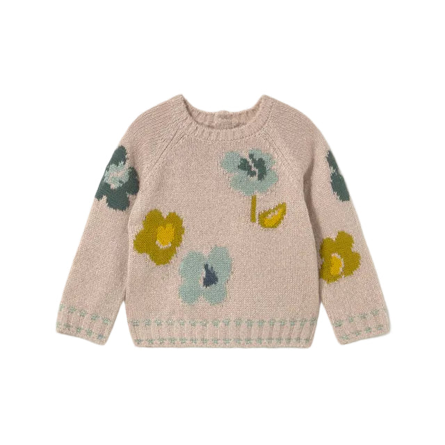 Jacquard Floral Sweater