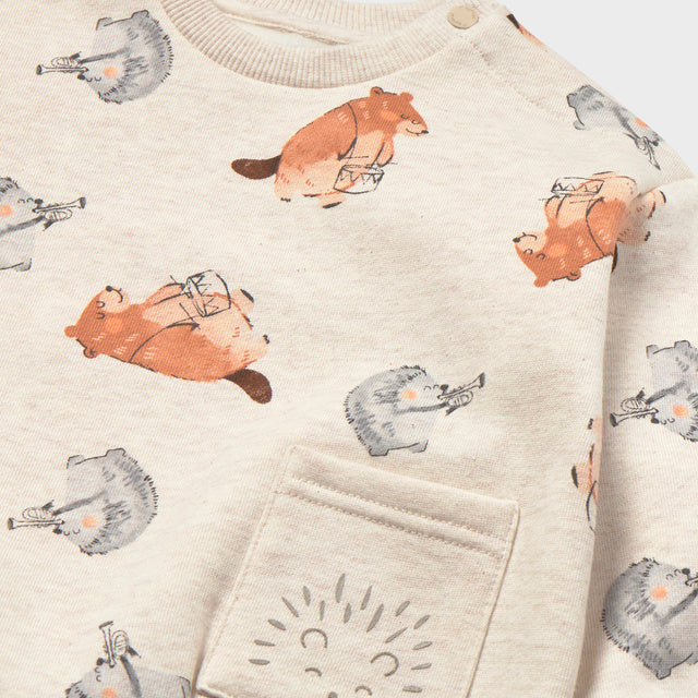 Woodland Friends Pullover