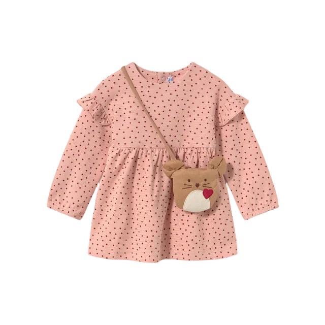 Polka Dot Dress w/Bag