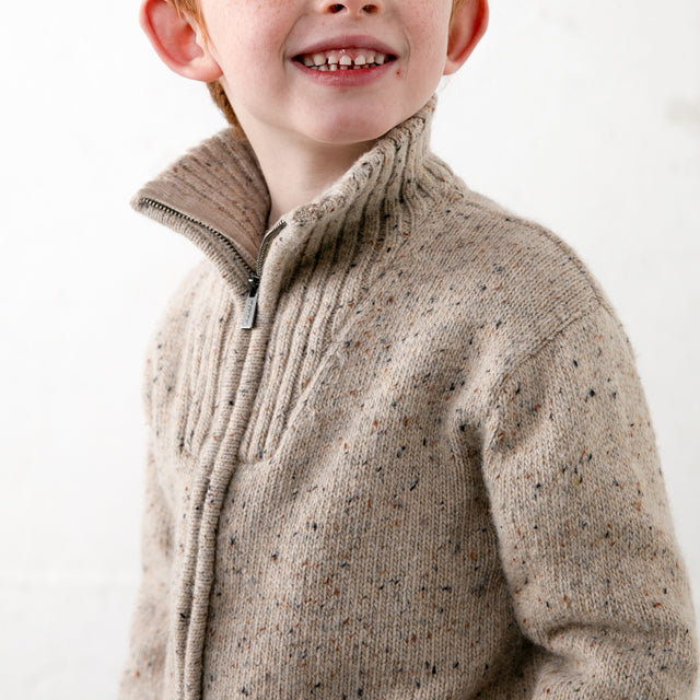 Knit Zip Up Sweater