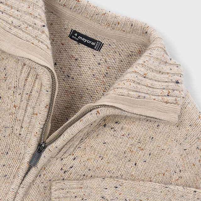Knit Zip Up Sweater