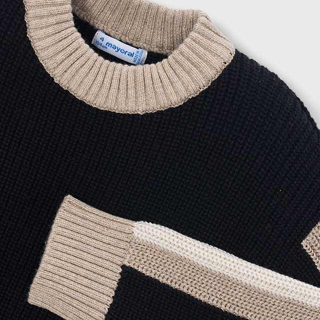 Colorblock Knit Sweater