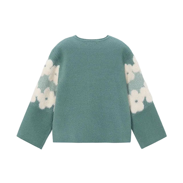 Sage Daisy Sweater