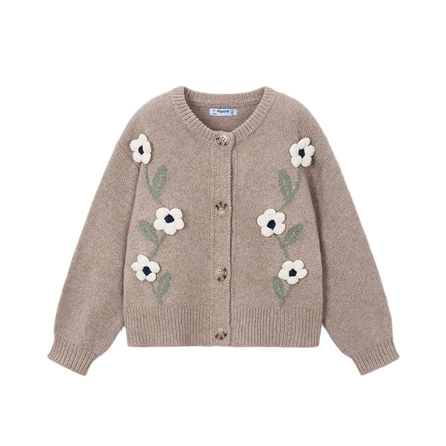 Daisy Applique Cardigan