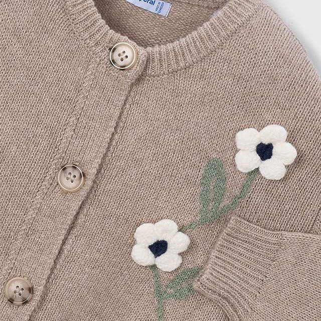 Daisy Applique Cardigan