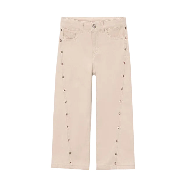 Studded Twill Pants
