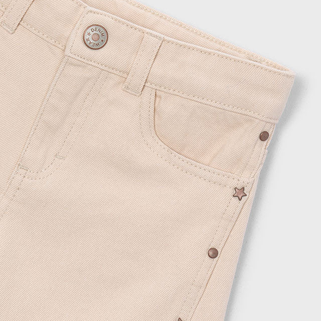 Studded Twill Pants