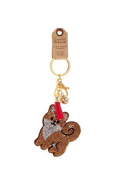 Rhinestone Bag Charm
