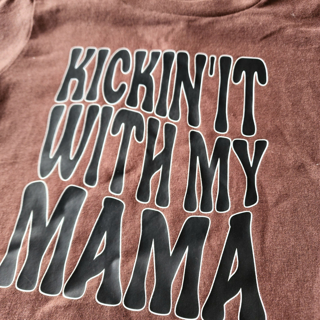 Brown Kickin' it With My Mama