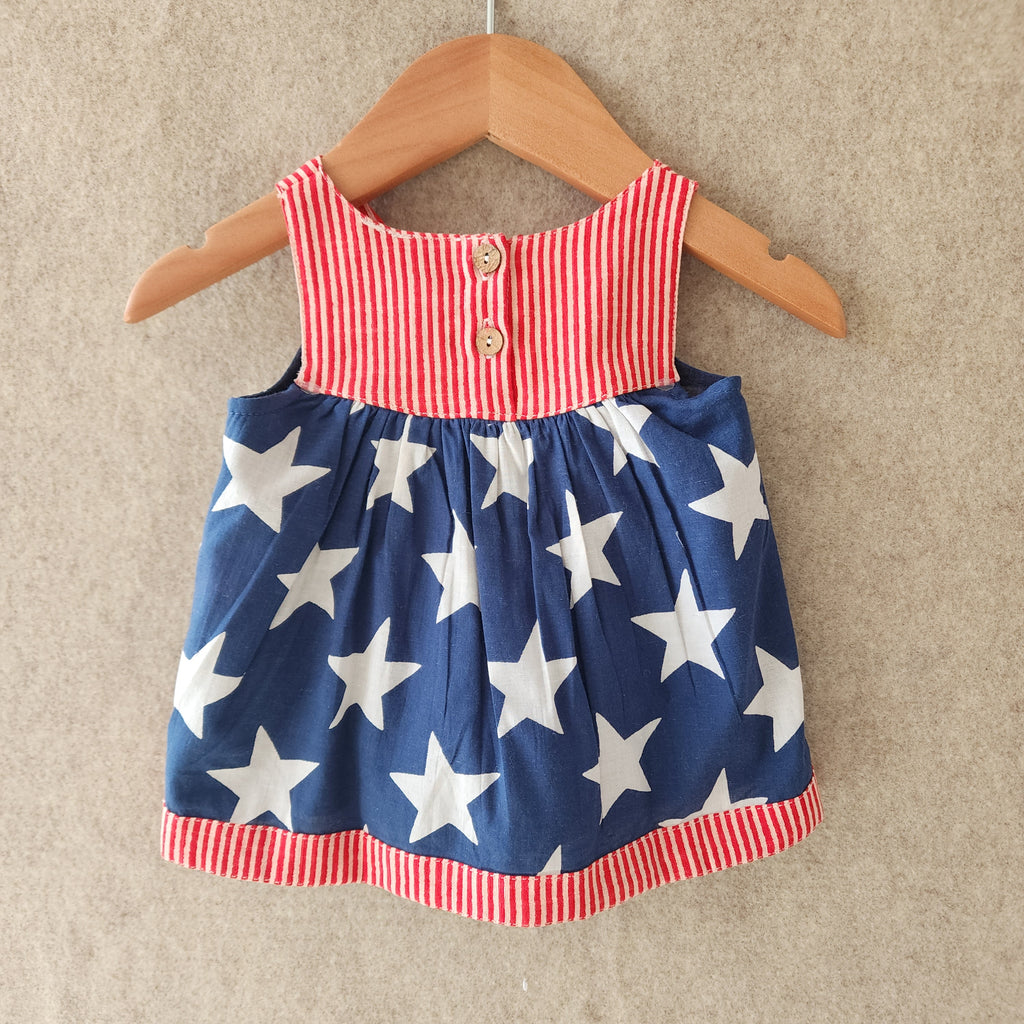 Star and Stripe Baby Dress