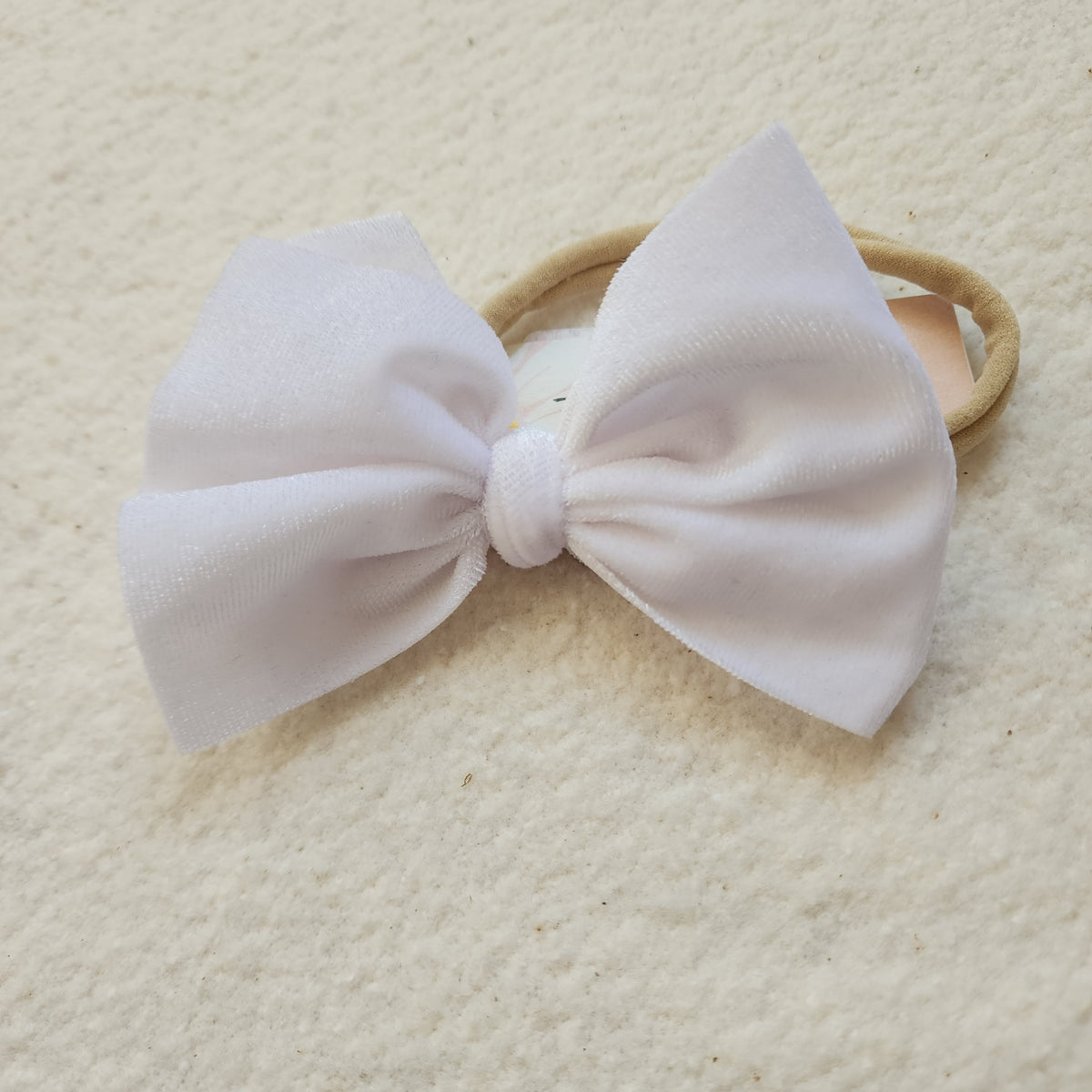 Velvet Bitty Bow Headband