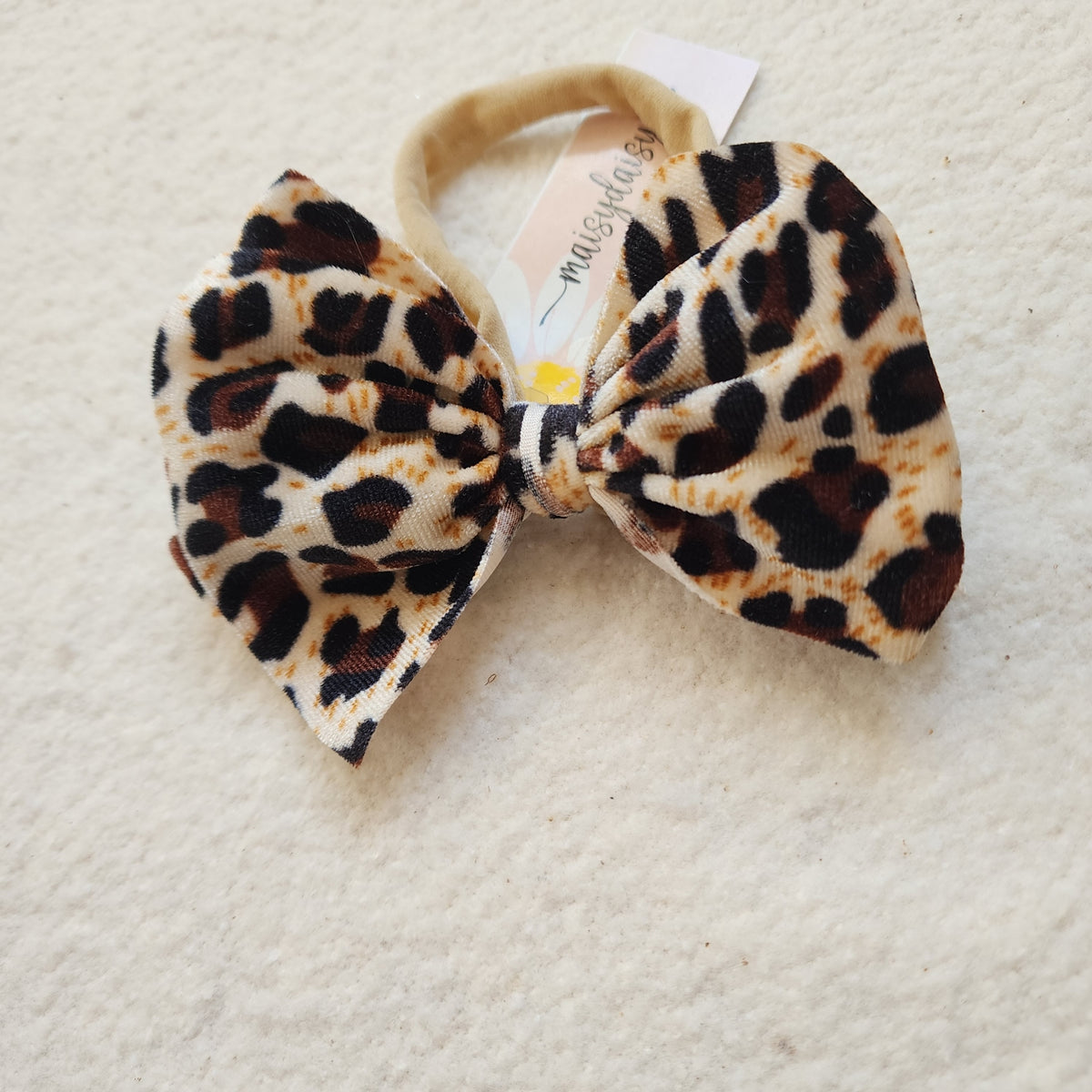 Velvet Bitty Bow Headband