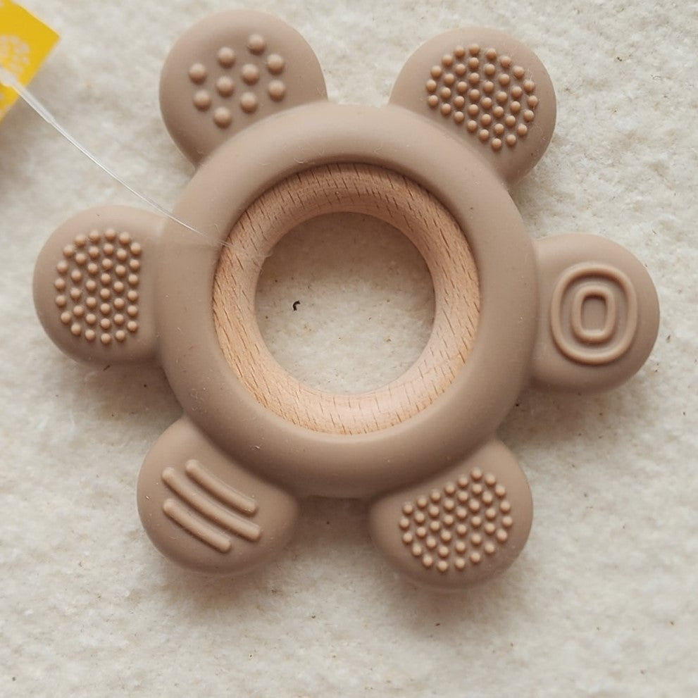 Silicone Flower Ring Teether