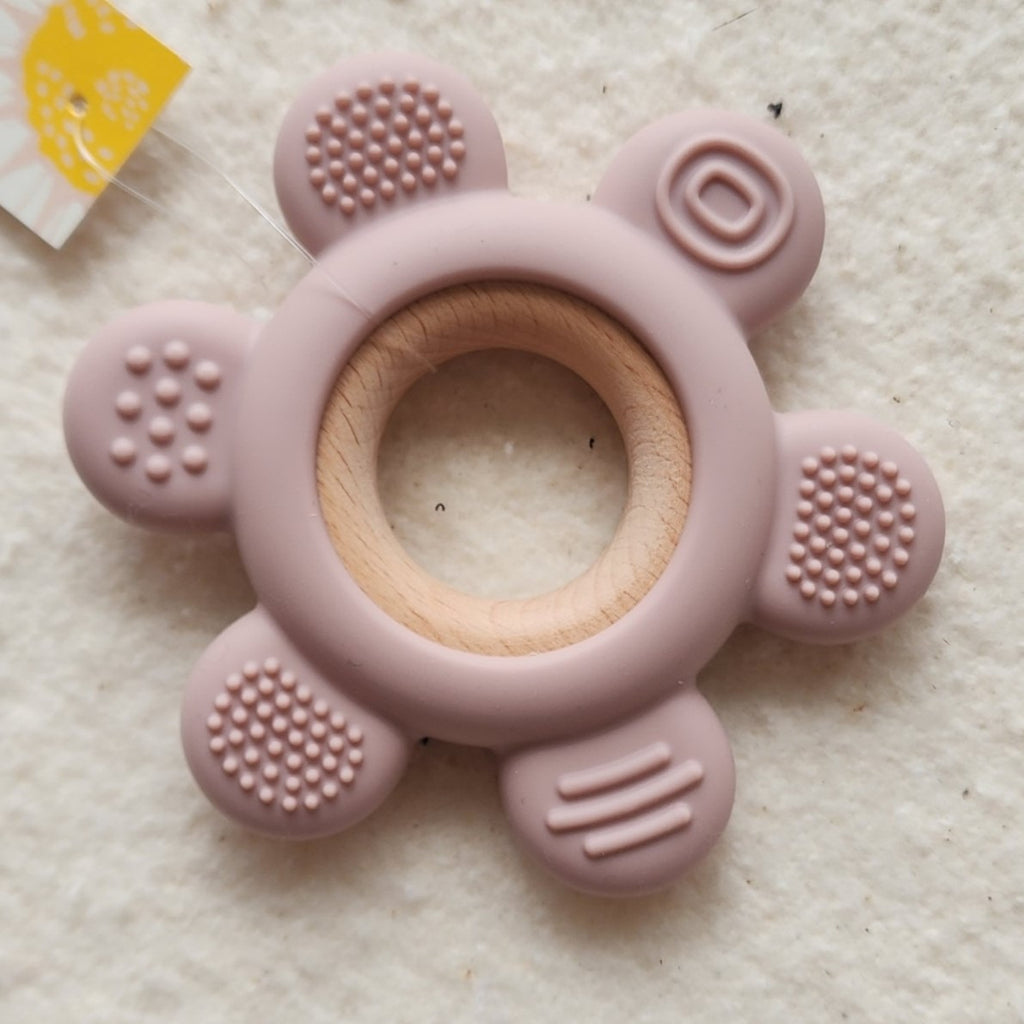 Silicone Flower Ring Teether