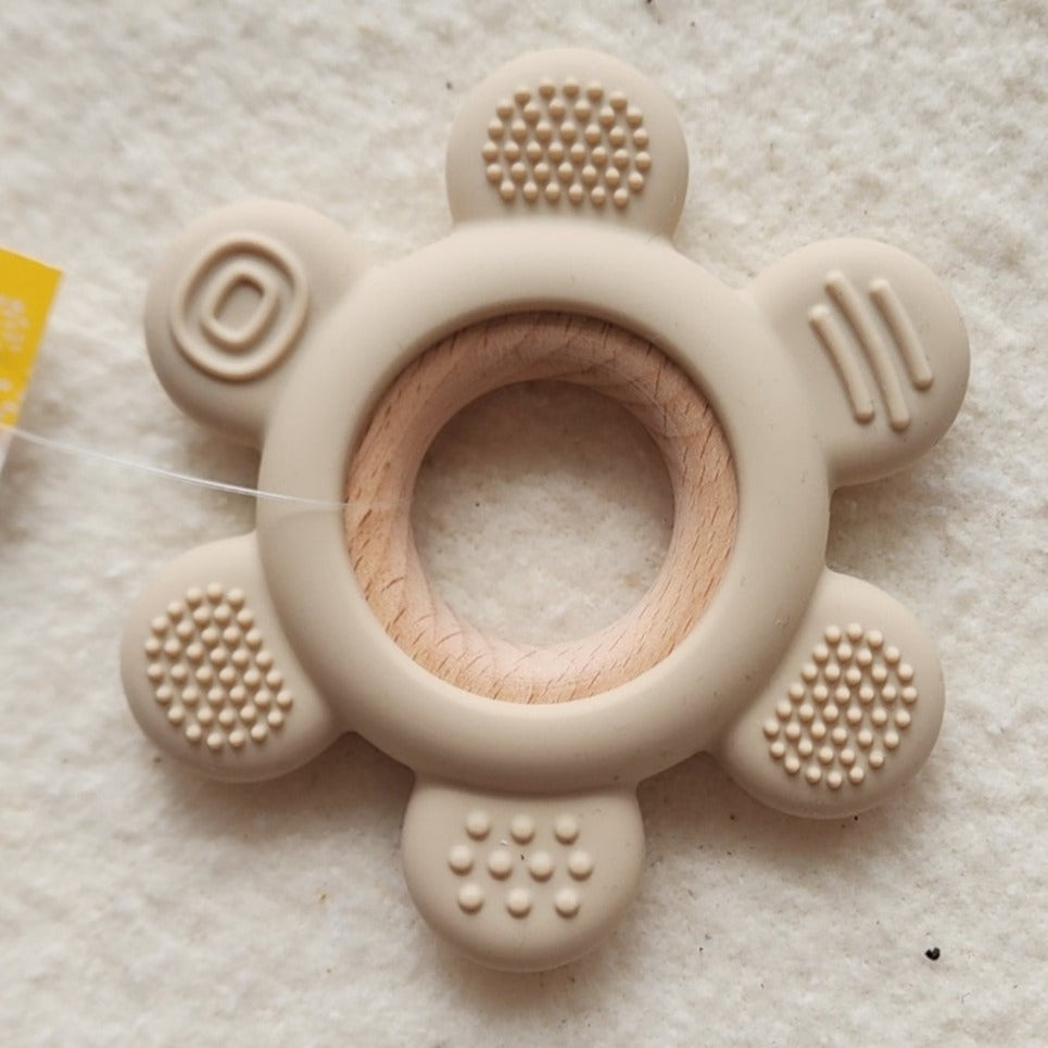 Silicone Flower Ring Teether