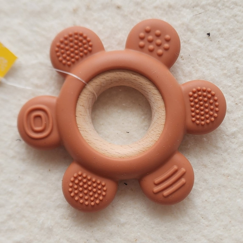 Silicone Flower Ring Teether