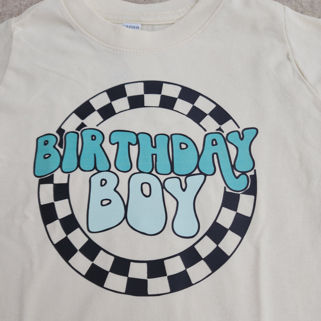 Checkered Birthday Boy
