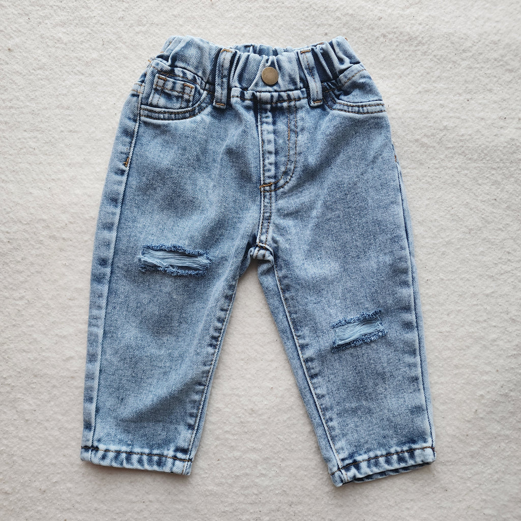 Stonewash Baby Denim Jeans