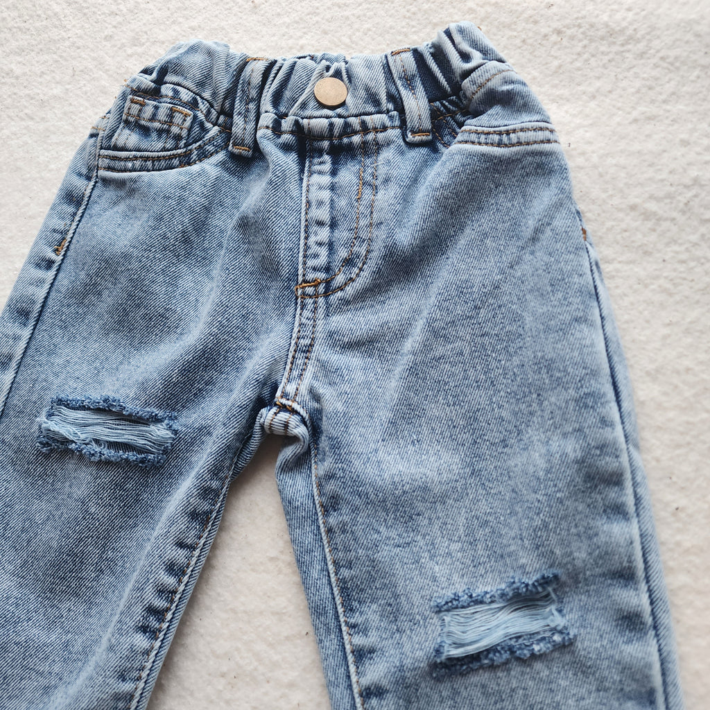 Stonewash Baby Denim Jeans