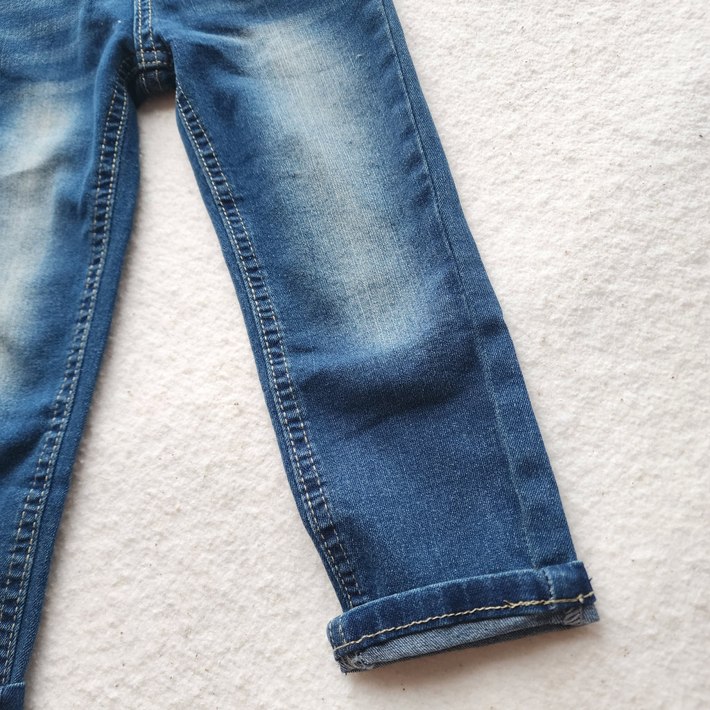 Youth Dark Blue Denim Jeans