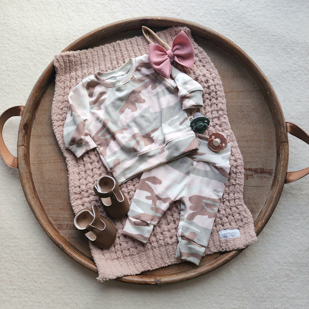 Pink Camo 2 Piece Set