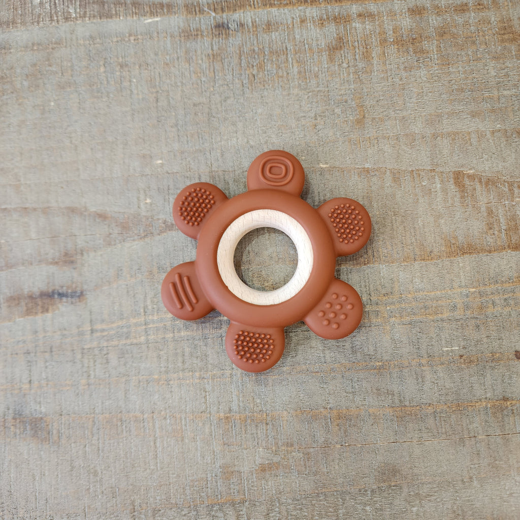 Silicone Flower Ring Teether